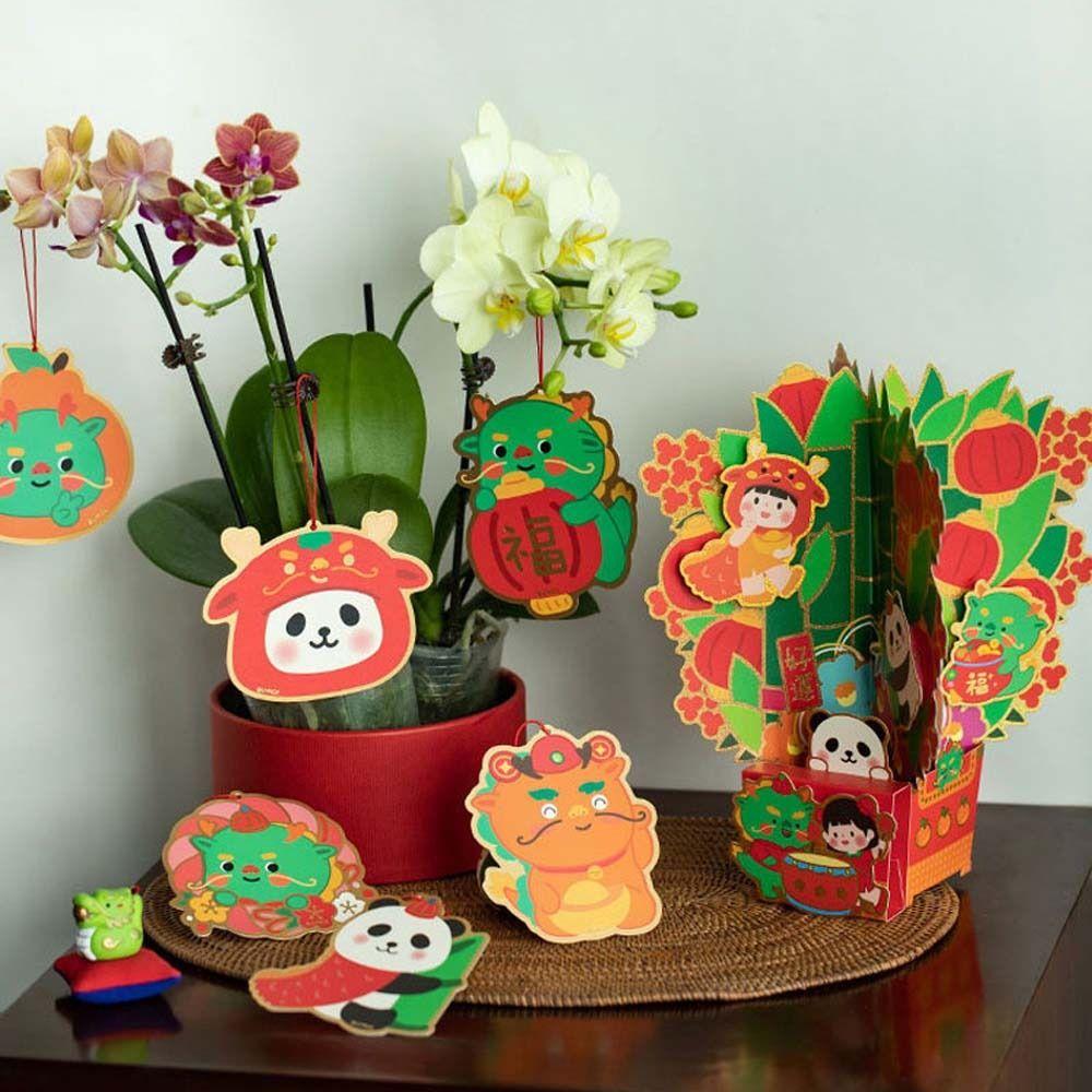 6Pcs/set Chinese Ornaments Chinese New Year Pendant Ornaments Spring Festival Supplies Household
6Pcs/set Chinese Ornaments Chinese New Year Pendant Ornaments Spring Festival Supplies Household