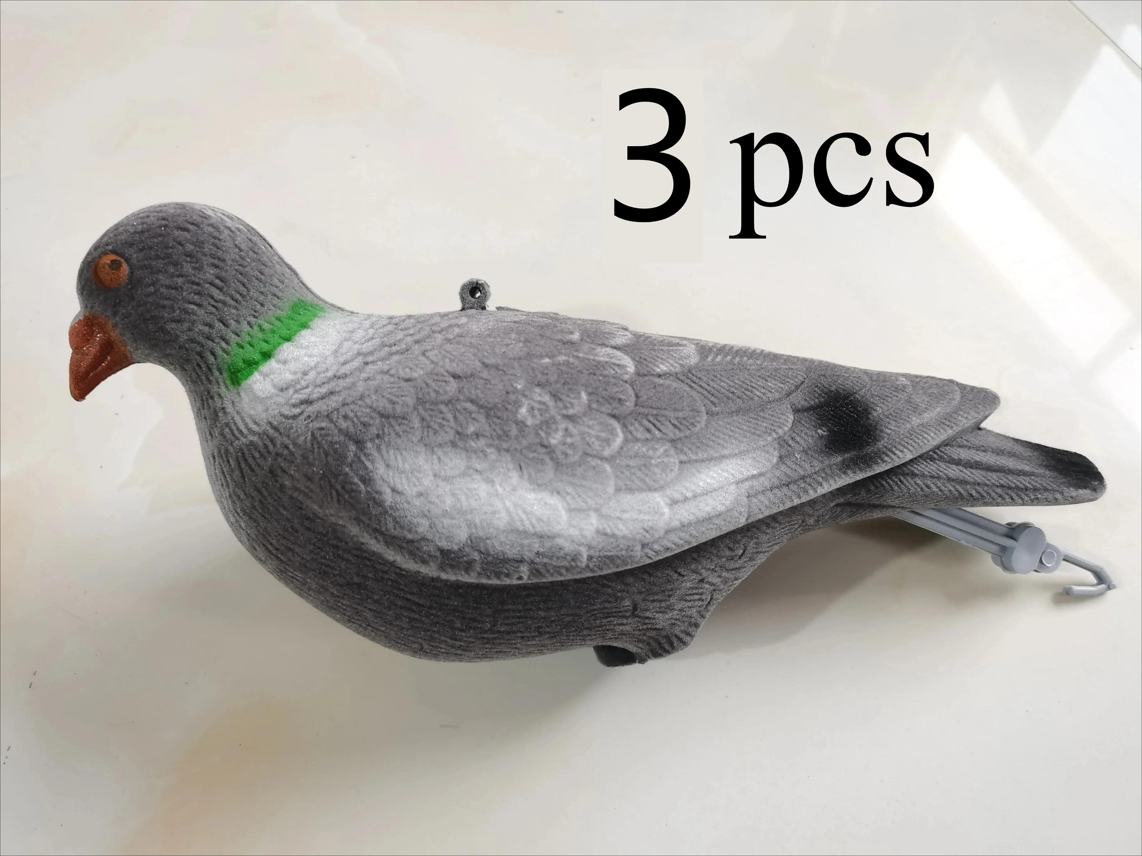 3pcs Simulated plastic pigeons fake pigeon shells for hunting bait and simulated peace doves for garden decoration bird hunting
3pcs Simulated plastic pigeons fake pigeon shells for hunting bait and simulated peace doves for garden decoration bird hunting