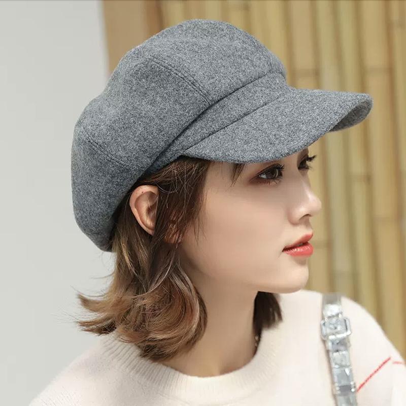 Woolen Octagonal Hat Children British Retro Autumn and Winter Beret Trendy Versatile Japanese Literary Cap Women M 56-58cm сірий
Woolen Octagonal Hat Children British Retro Autumn and Winter Beret Trendy Versatile Japanese Literary Cap Women M 56-58cm сірий