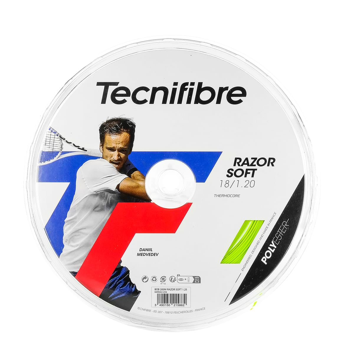 Струны для тенниса Tecnifibre Gut BOB 200M RAZOR SOFT LIME Laser Soft Lime 200M 04RRAS
Струны для тенниса Tecnifibre Gut BOB 200M RAZOR SOFT LIME Laser Soft Lime 200M 04RRAS