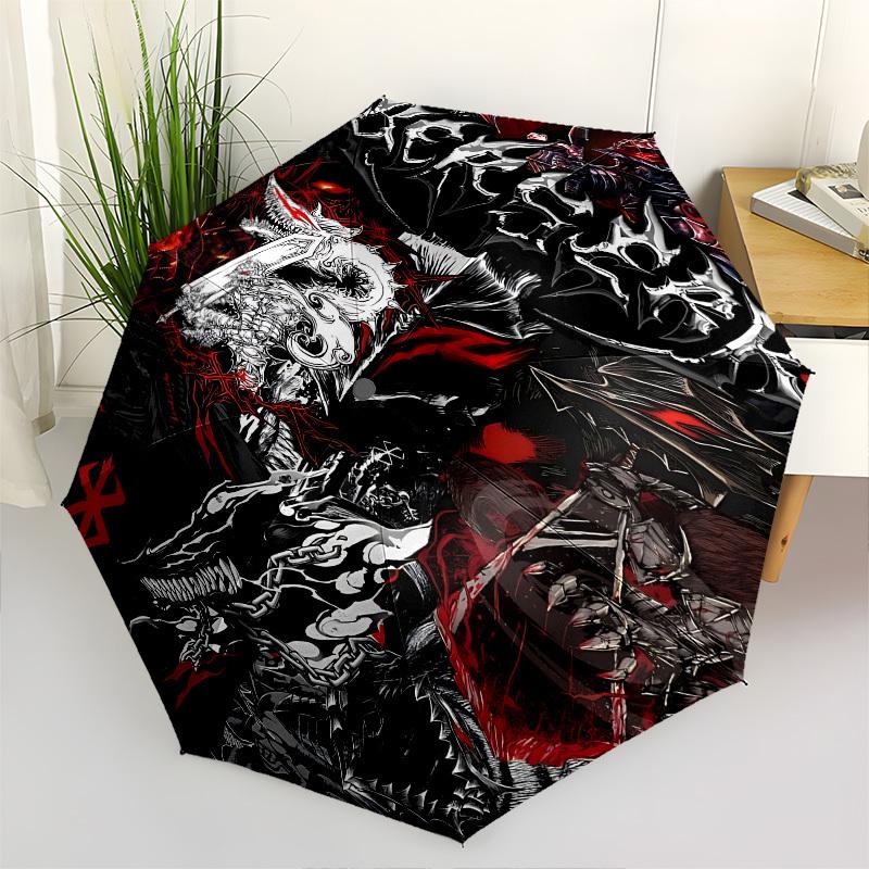 Dark Fantasy, Gothic Art Themed Automatic Opening and Closing Umbrella, Brightly Colored 8 rib Portable Umbrella, Suitable for Men and Women
Dark Fantasy, Gothic Art Themed Automatic Opening and Closing Umbrella, Brightly Colored 8 rib Portable Umbrella, Suitable for Men and Women