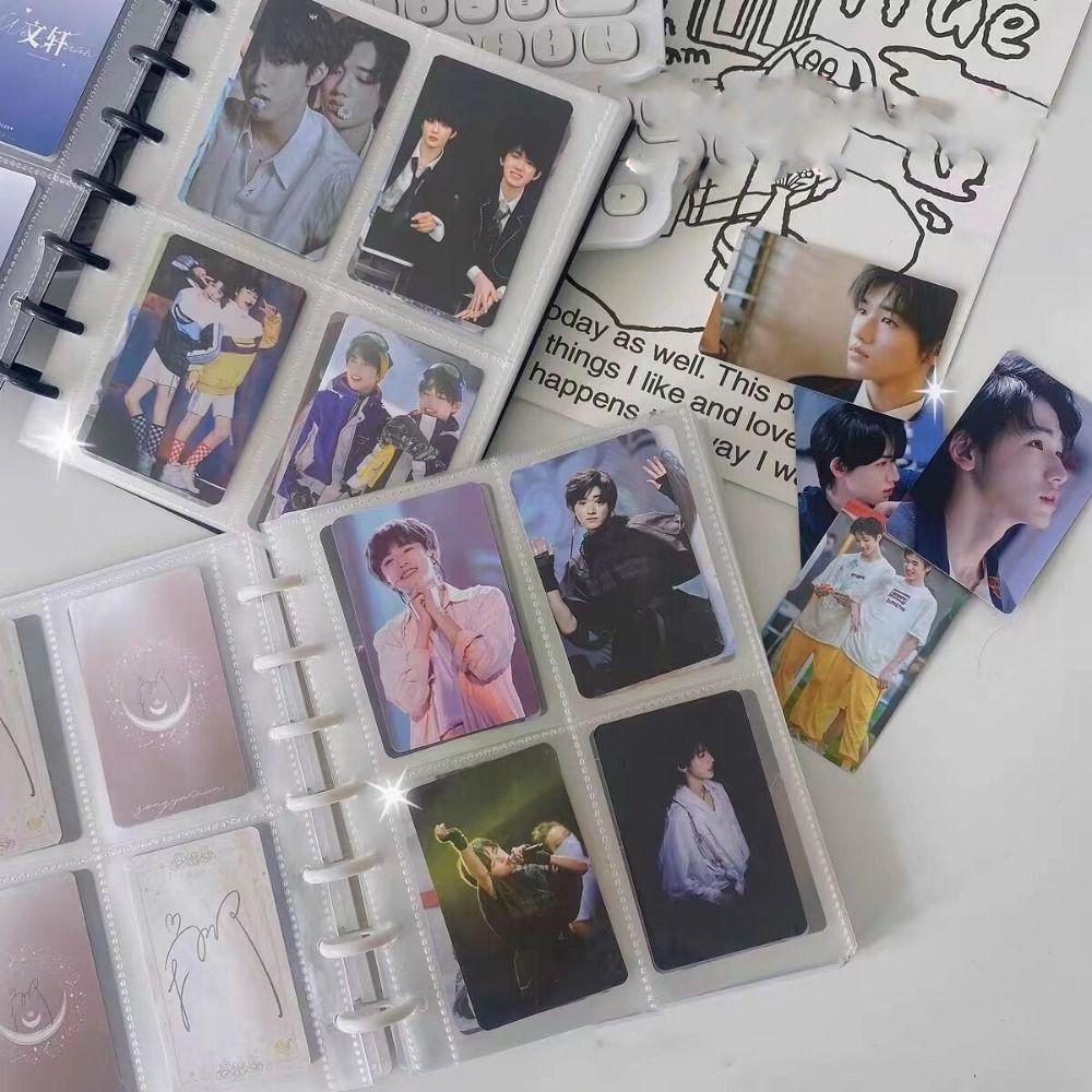Large Capacity Binder Photocard Holder Loose-leaf Picture Albums Photo Album Star Chaser white-20 page
Large Capacity Binder Photocard Holder Loose-leaf Picture Albums Photo Album Star Chaser white-20 page