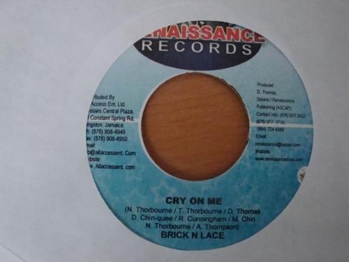 7inch Record BRICK & LACE - Cry On Me NONE Renaissance Rec Jamaica Reggae, Ska & Dub Used
7inch Record BRICK & LACE - Cry On Me NONE Renaissance Rec Jamaica Reggae, Ska & Dub Used