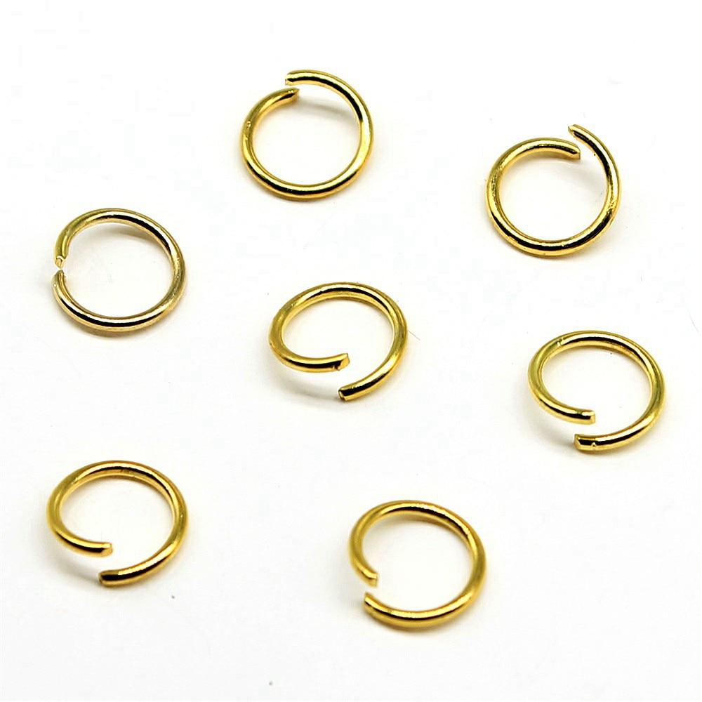 400шт Прыгающее кольцо Ювелирные изделия Компоненты Аксессуары Золотой цвет Железо 0.9X8mm
400шт Прыгающее кольцо Ювелирные изделия Компоненты Аксессуары Золотой цвет Железо 0.9X8mm