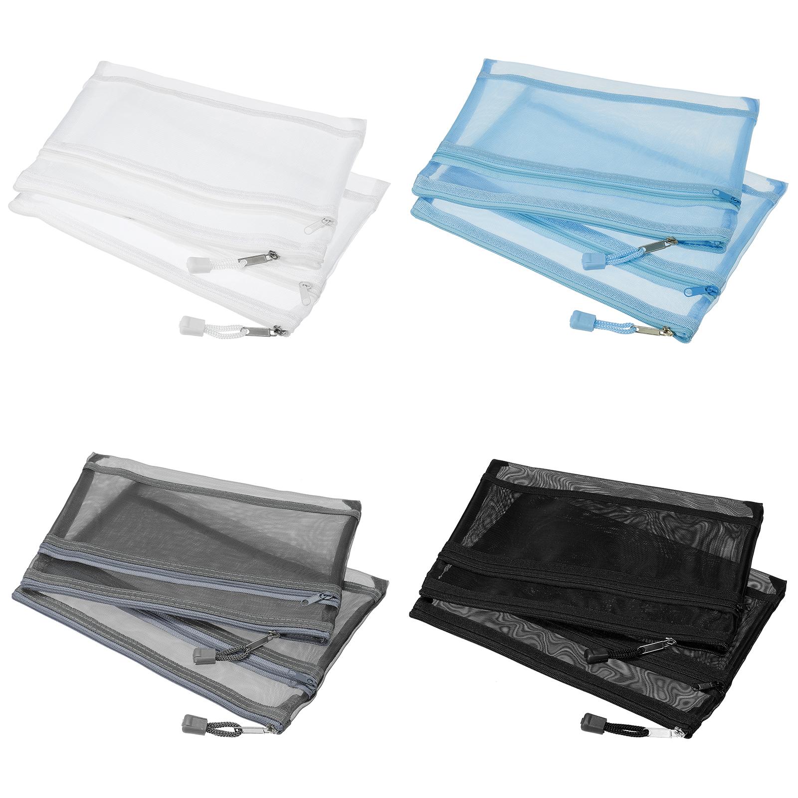 6Pcs A5 Mesh Zipper Pouch Document Bag Nylon Double Layer Zip File Folders School Office Supply Pencil Case Cosmetic Makeup Bags
6Pcs A5 Mesh Zipper Pouch Document Bag Nylon Double Layer Zip File Folders School Office Supply Pencil Case Cosmetic Makeup Bags