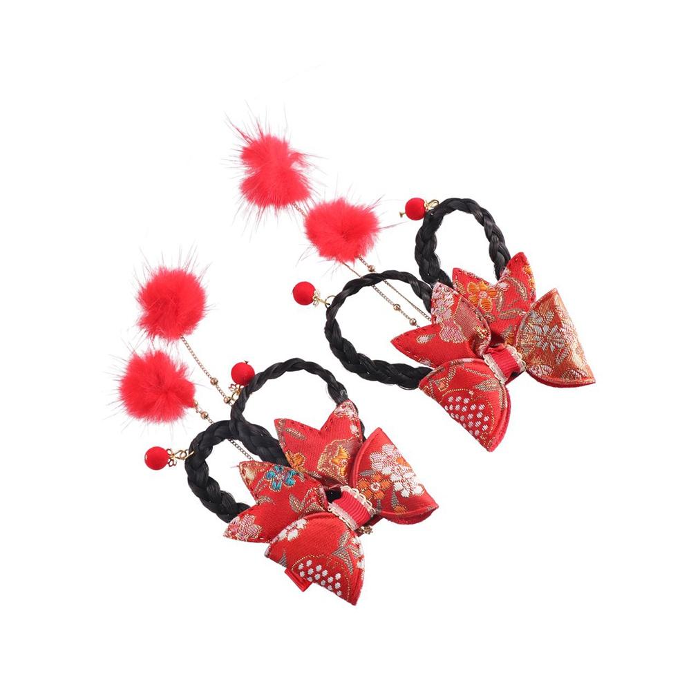Headdress Tassels Pearl Child Hair Accessories Bow Hair Clip New Year Headdress Baby Wig Hairpin F
Headdress Tassels Pearl Child Hair Accessories Bow Hair Clip New Year Headdress Baby Wig Hairpin F