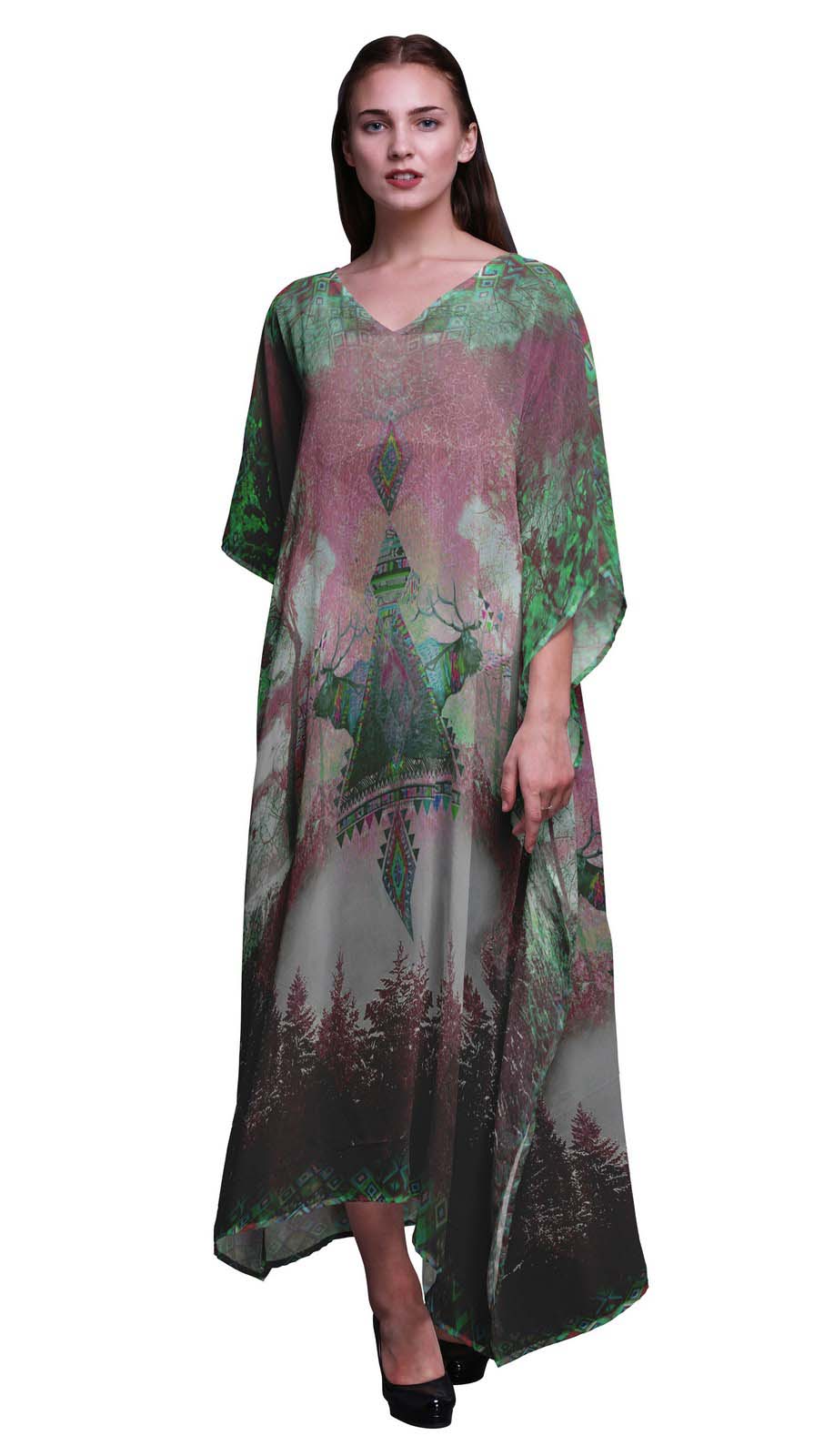 Phagun Deer Jungle Womens Long Beach Kaftan Beachwear Bikini Coverup Maxi XL-3X рожевий
Phagun Deer Jungle Womens Long Beach Kaftan Beachwear Bikini Coverup Maxi XL-3X рожевий