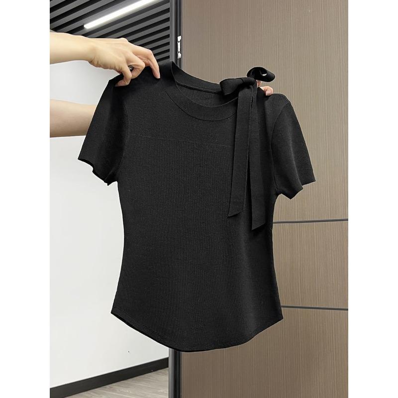 Mesh Round Neck Short-sleeved Sweater for Women Style High-end Inner Layer Slim Waist Bottoming Shirt Inner Layer Top OneSize
Mesh Round Neck Short-sleeved Sweater for Women Style High-end Inner Layer Slim Waist Bottoming Shirt Inner Layer Top OneSize