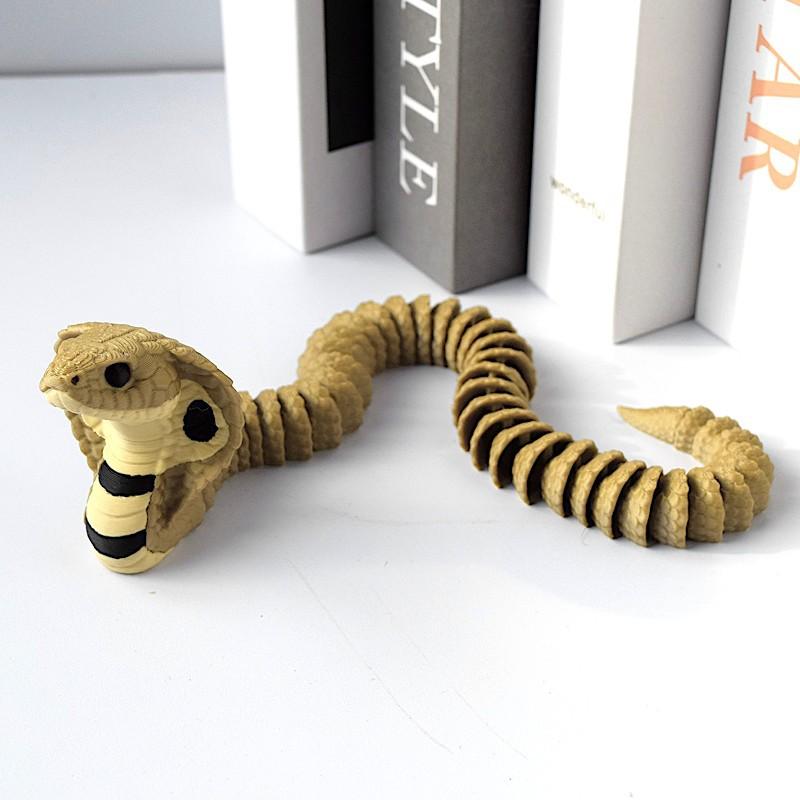 33-73cm Extra Large Strip 3D Printing Snake Toy Joints Movable Simulation Snake King Model Halloween Home Decoration Kdis Gifts
33-73cm Extra Large Strip 3D Printing Snake Toy Joints Movable Simulation Snake King Model Halloween Home Decoration Kdis Gifts