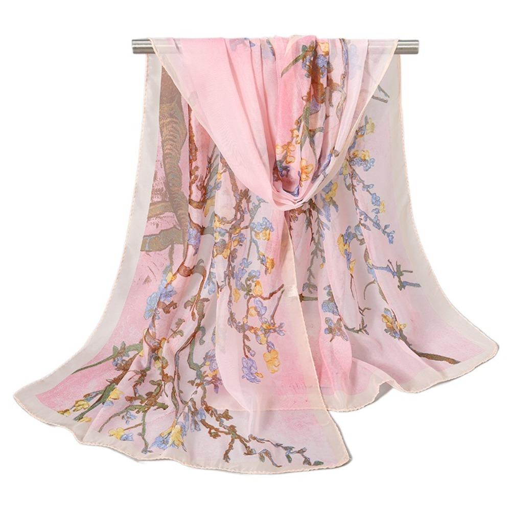 Soft Chiffon Scarf Floral Printing Female Wrap Shawls New Beach Scarves Pink1
Soft Chiffon Scarf Floral Printing Female Wrap Shawls New Beach Scarves Pink1