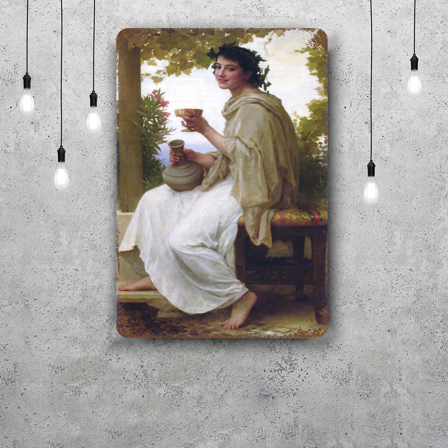 bouguereau Classic Poster Rusty Metal Plaque Retro Decorative Plate Bar Man Cave Garage Club Metal Sign Wall Decoration 20x30cm(7.8x11.8inch)
bouguereau Classic Poster Rusty Metal Plaque Retro Decorative Plate Bar Man Cave Garage Club Metal Sign Wall Decoration 20x30cm(7.8x11.8inch)