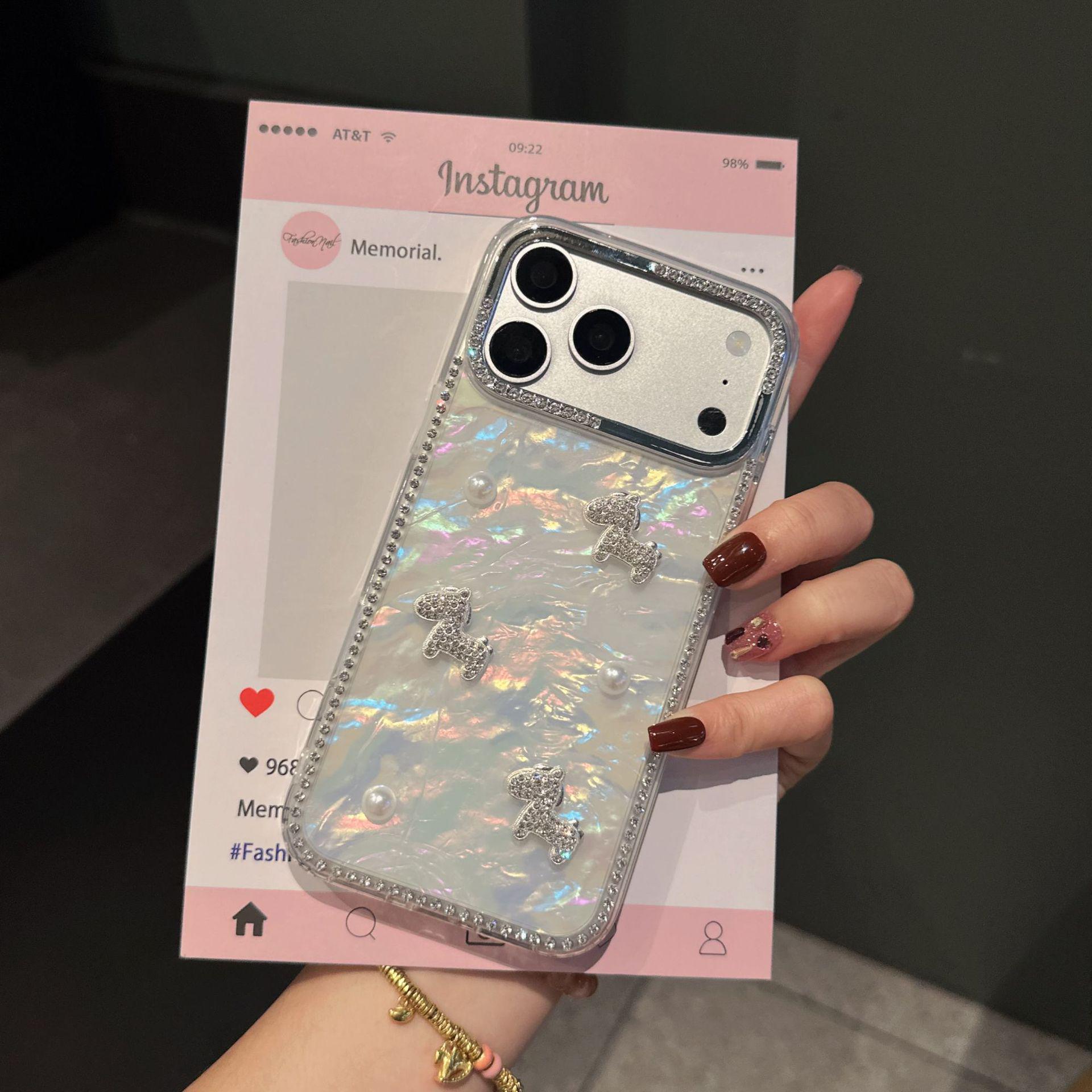 Colorful Shining Star & Pearl Little Horse Phone Case for Apple 17 Pro Max/16/12/11 iPhone 14 Pro
Colorful Shining Star & Pearl Little Horse Phone Case for Apple 17 Pro Max/16/12/11 iPhone 14 Pro