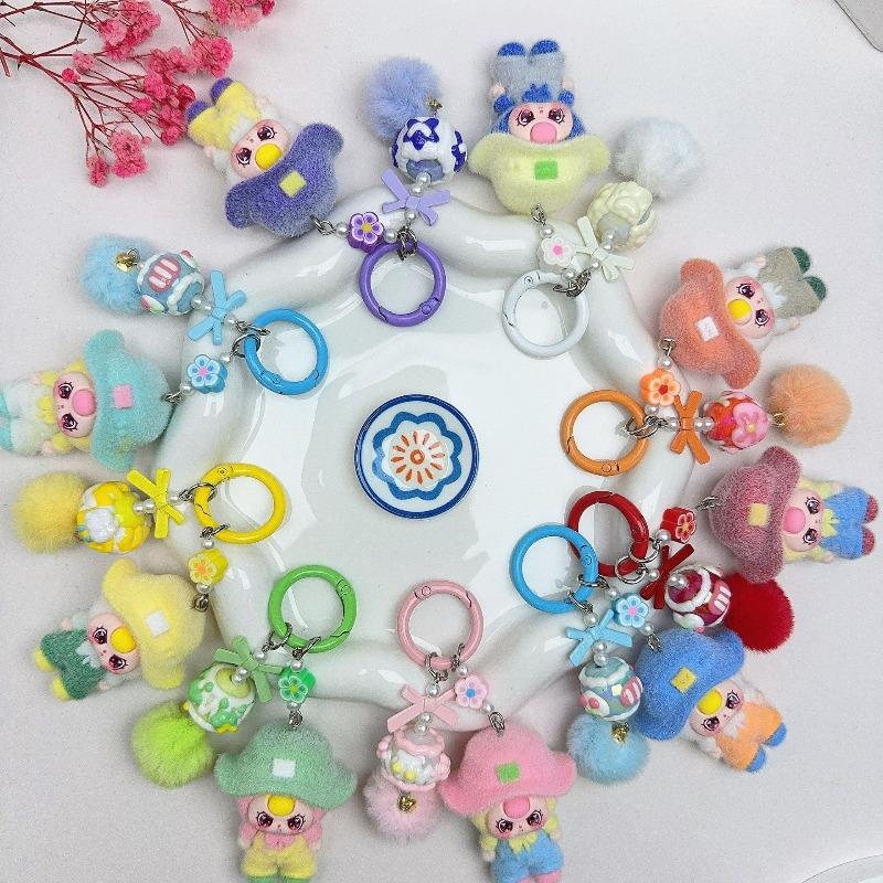 Flocking Camping Wind Baby Three-year-old Cute Doll Girl Bag Pendant Cute Student Pendant Cartoon Keychain
Flocking Camping Wind Baby Three-year-old Cute Doll Girl Bag Pendant Cute Student Pendant Cartoon Keychain
