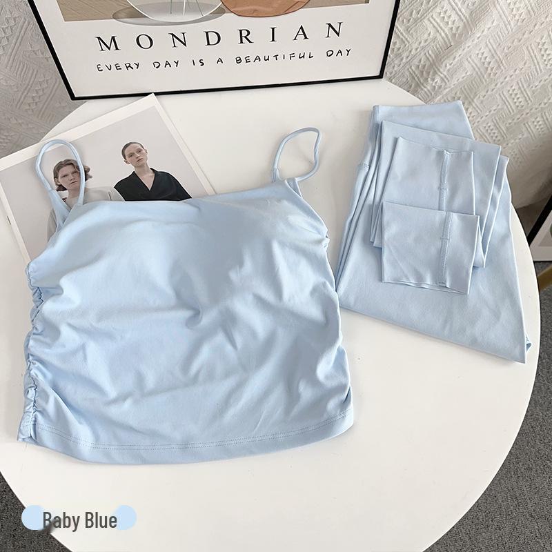 Женский европейско-американский комплект для йоги: Сексуальный плиссированный топ-майка с U-образной спинкой и фитнес-брюки с высокой талией, подтягивающие бедра Small
Женский европейско-американский комплект для йоги: Сексуальный плиссированный топ-майка с U-образной спинкой и фитнес-брюки с высокой талией, подтягивающие бедра Small