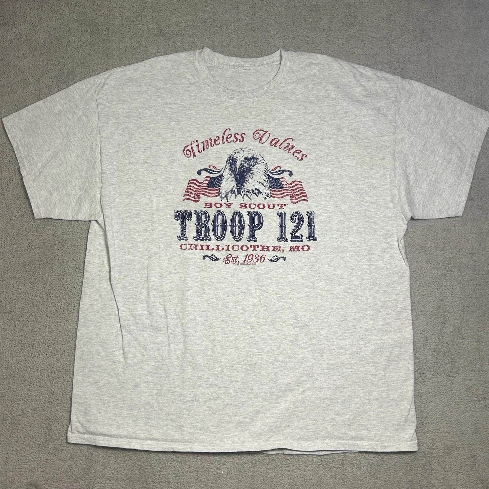 Футболка для бойскаутов 121, мужская, 2XL, серая, с изображением флага США и орла, Чиликоти, Миссури S
Футболка для бойскаутов 121, мужская, 2XL, серая, с изображением флага США и орла, Чиликоти, Миссури S