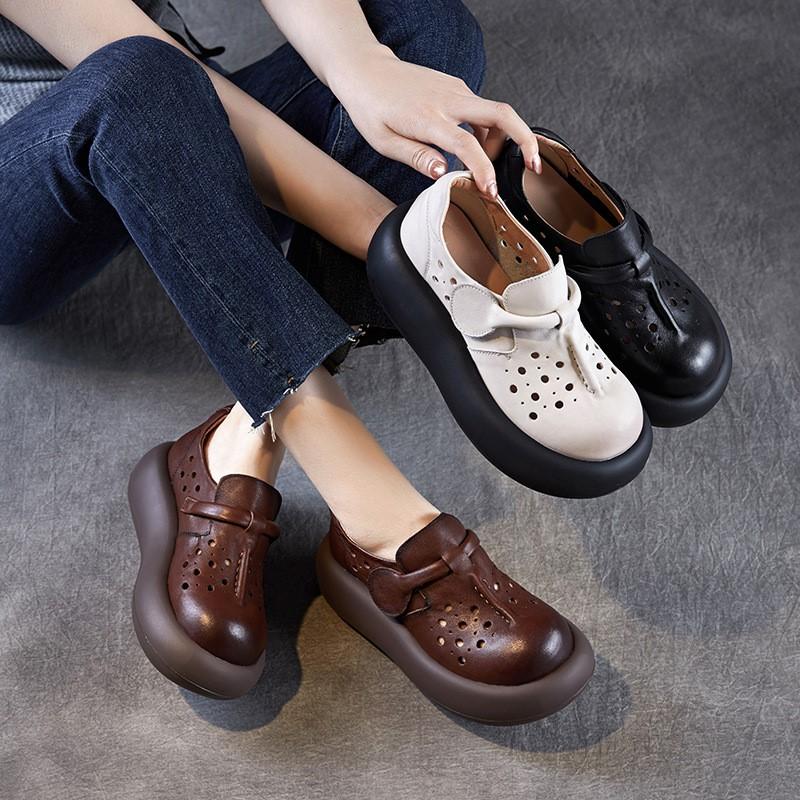 Johnature Hollowed-out Thick Soled Women s Shoes Genuine Leather Round Toe Women s Platform Sandals 34 бежевый
Johnature Hollowed-out Thick Soled Women s Shoes Genuine Leather Round Toe Women s Platform Sandals 34 бежевый