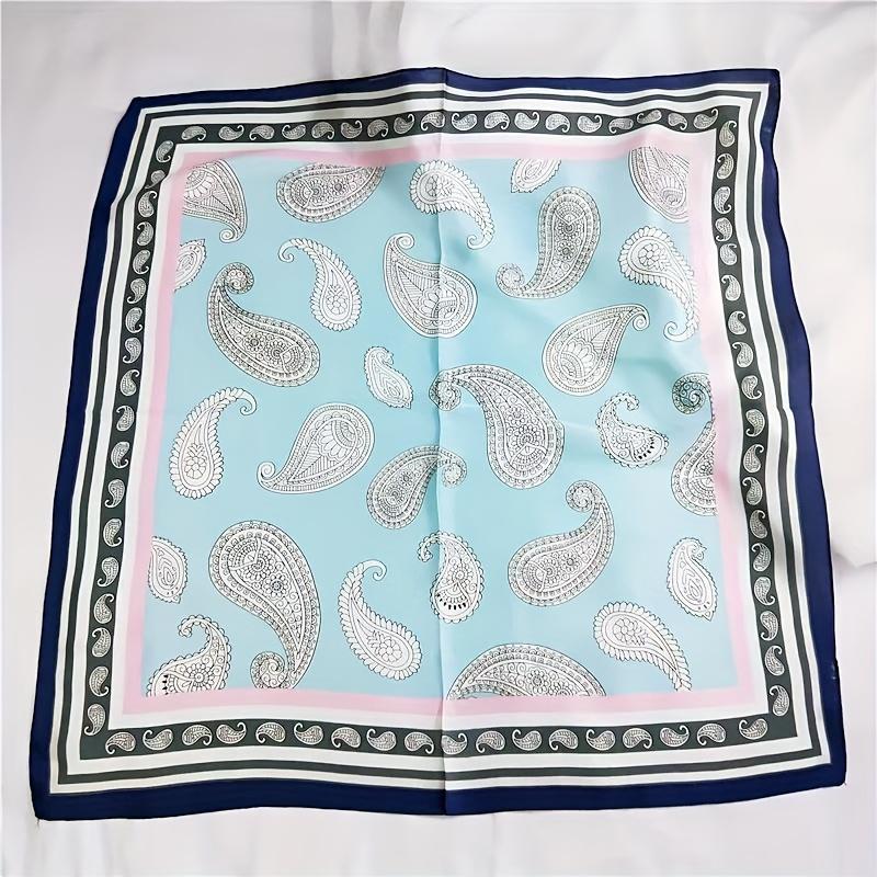 1pc Paisley Print Silk Feeling Scarf, Lightweight & Soft, Versatile Neck/Head/Bag Accessory for Daily Commute & Vacation 8Y синий
1pc Paisley Print Silk Feeling Scarf, Lightweight & Soft, Versatile Neck/Head/Bag Accessory for Daily Commute & Vacation 8Y синий