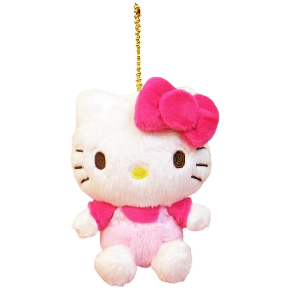 Nakajima Corporation Hello Kitty Plush Keychain Toy Pink 10.5x9x6cm with Ball Chain
Nakajima Corporation Hello Kitty Plush Keychain Toy Pink 10.5x9x6cm with Ball Chain