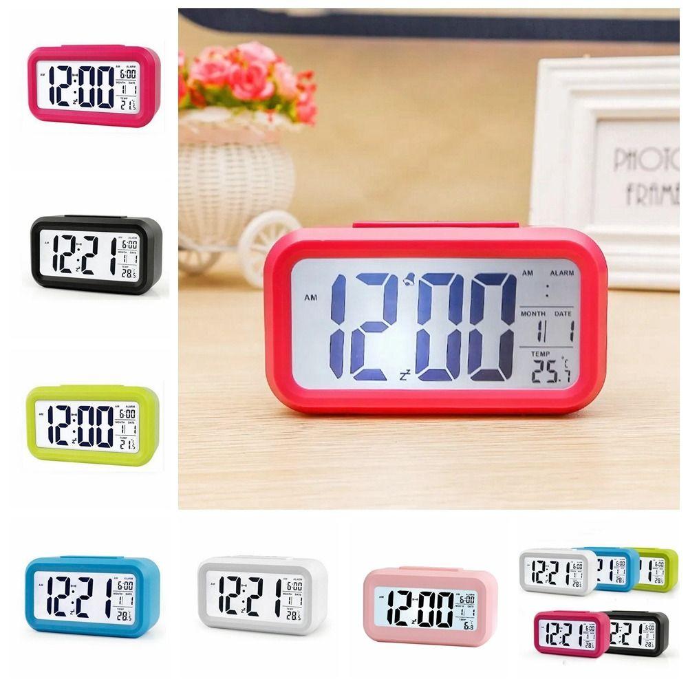 Silent Digital Alarm Clock Luminous Desk Digital Clock Smart Electronic Alarm Clock Home Decor
Silent Digital Alarm Clock Luminous Desk Digital Clock Smart Electronic Alarm Clock Home Decor