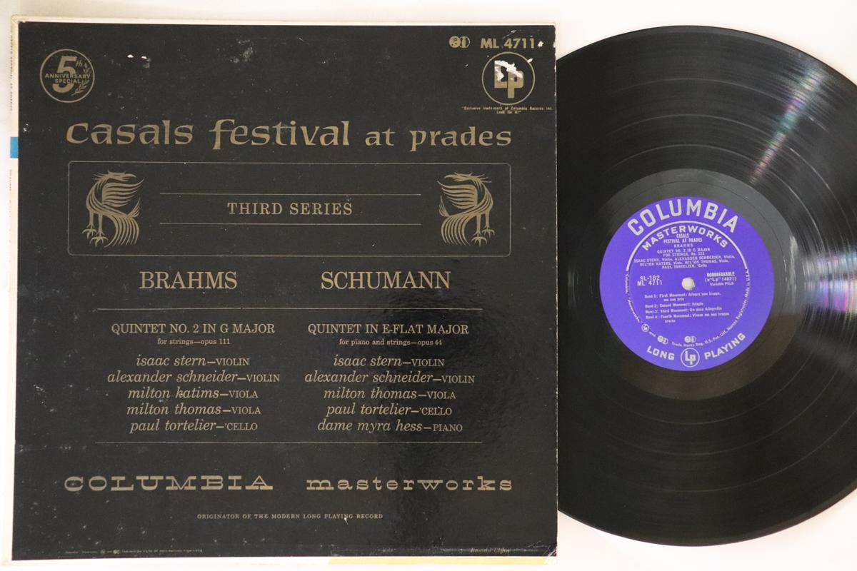 LP Record JOHANNES BRAHMS ROBERT SCHUMANN P Casals Festival At Prades Third Se ML4711 COLUMBIA MASTE 1954 US Classical Used
LP Record JOHANNES BRAHMS ROBERT SCHUMANN P Casals Festival At Prades Third Se ML4711 COLUMBIA MASTE 1954 US Classical Used