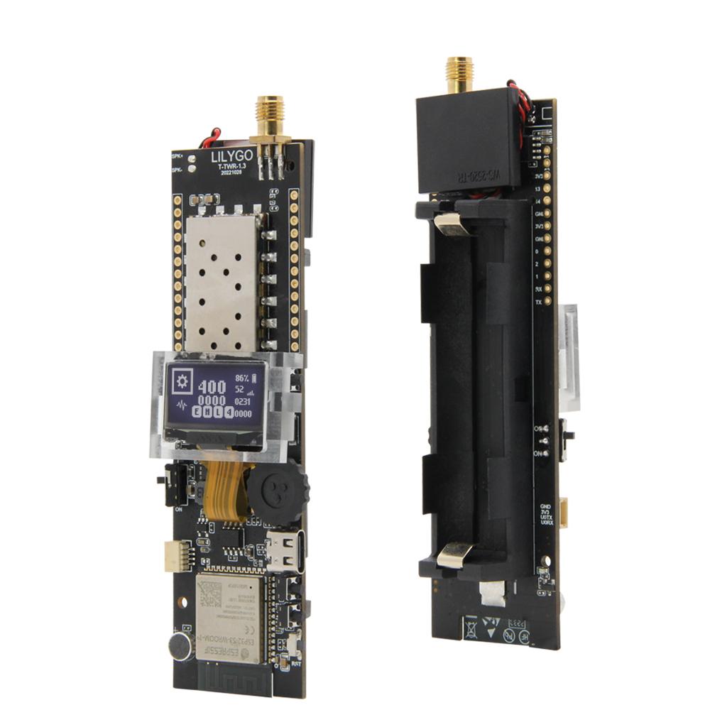 LILYGO® T-TWR ESP32-S3 Плата разработки Модуль рации UHF 400 ~ 480 МГц VHF134 ~ 174 МГц 350 320 ~ 400 МГц Модульная плата
LILYGO® T-TWR ESP32-S3 Плата разработки Модуль рации UHF 400 ~ 480 МГц VHF134 ~ 174 МГц 350 320 ~ 400 МГц Модульная плата