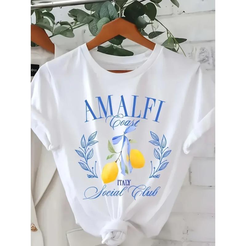 T Shirt Lemon Print T-shirt Short Sleeve Crew Neck Casual Top for Summer Spring Women s Clothing Tee 6XL
T Shirt Lemon Print T-shirt Short Sleeve Crew Neck Casual Top for Summer Spring Women s Clothing Tee 6XL