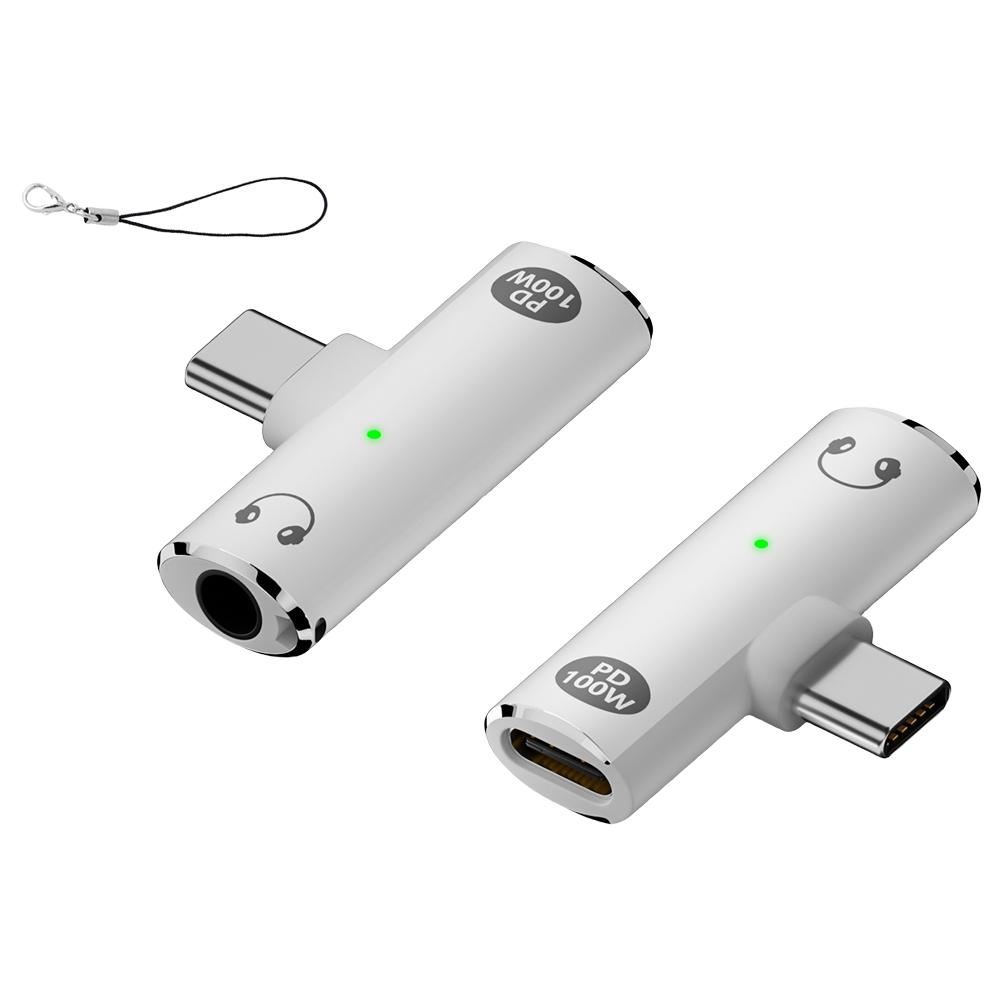 2 в 1 USB C на 3,5 мм адаптер для наушников и зарядного устройства PD 100 Вт для iPhone(белый) ЛУЧШИЙ
2 в 1 USB C на 3,5 мм адаптер для наушников и зарядного устройства PD 100 Вт для iPhone(белый) ЛУЧШИЙ
