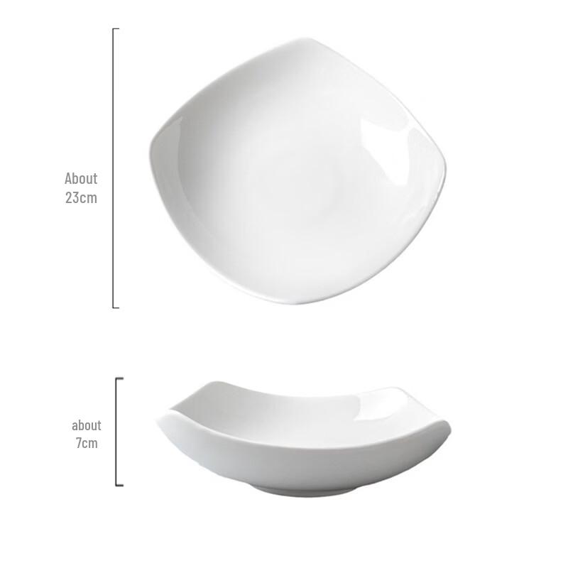 Ru Han Ceramic Four-Corner Salad Bowl
Ru Han Ceramic Four-Corner Salad Bowl