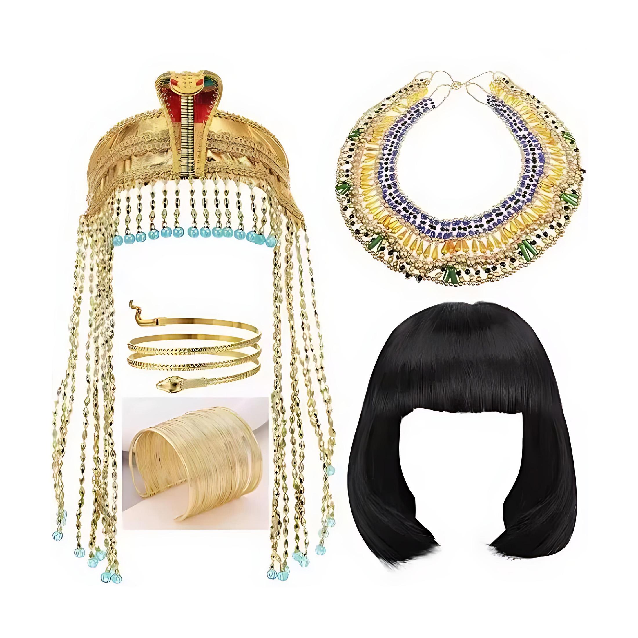 Египетские женские головные уборы, египетские костюмные ювелирные украшения, головные цепочки, ожерелья, серьги-змеи, украшения для вечеринок. Adult size золотой
Египетские женские головные уборы, египетские костюмные ювелирные украшения, головные цепочки, ожерелья, серьги-змеи, украшения для вечеринок. Adult size золотой