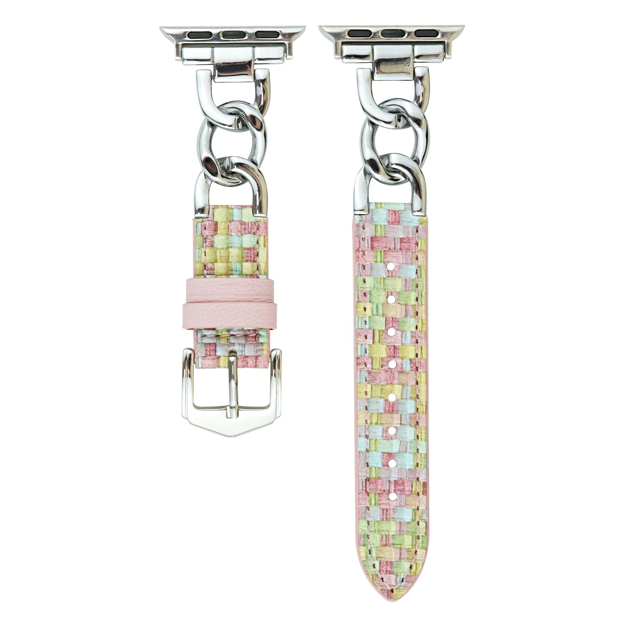 For Apple Watch 10 46mm/Ultra 2/Ultra 49mm/9 8 7 45mm/SE (2023) SE (2022) SE 6 5 4 44mm/3 2 1 42mm Watch Strap PVC Leather Wristband Pink
For Apple Watch 10 46mm/Ultra 2/Ultra 49mm/9 8 7 45mm/SE (2023) SE (2022) SE 6 5 4 44mm/3 2 1 42mm Watch Strap PVC Leather Wristband Pink