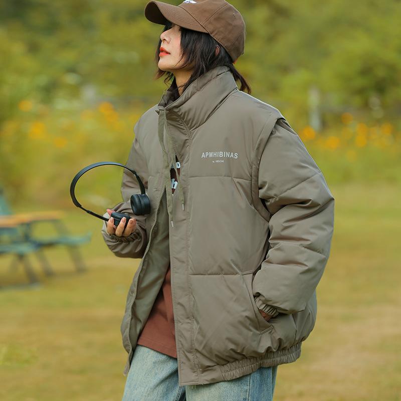 Рукава съемные, и двухсторонний хлопковый пуховик — это трендовая новинка женской зимней коллекции: утолщенный пуховик-«хлебушек» со стоячим воротником. 2XL хаки
Рукава съемные, и двухсторонний хлопковый пуховик — это трендовая новинка женской зимней коллекции: утолщенный пуховик-«хлебушек» со стоячим воротником. 2XL хаки