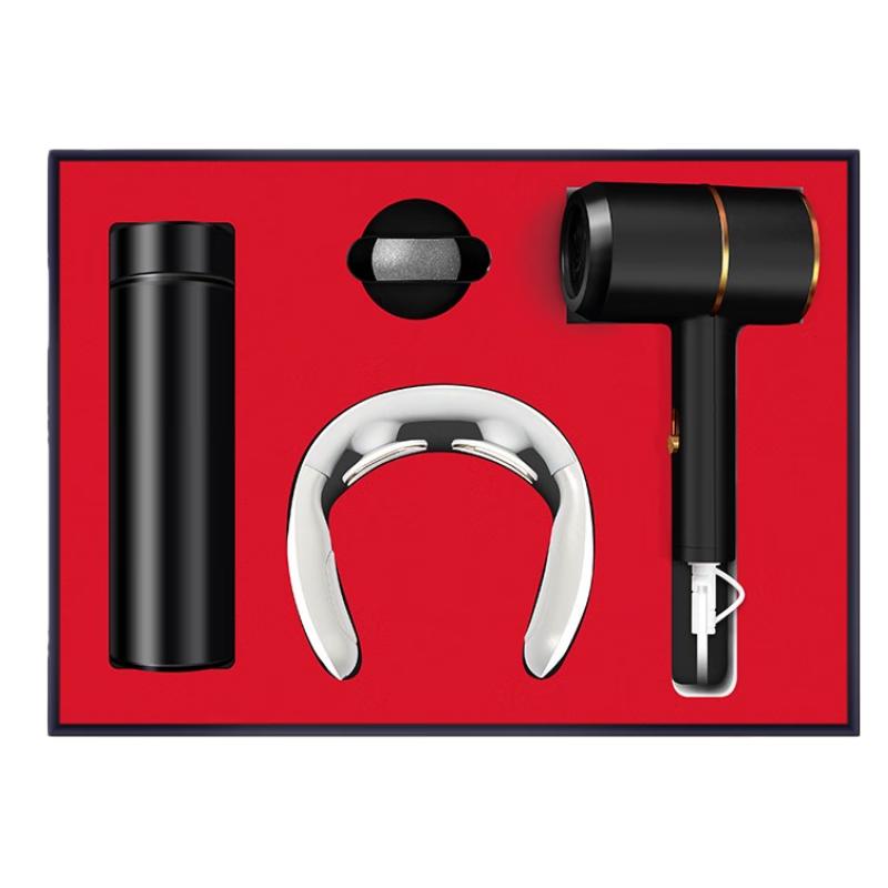 Luxury Holiday Gift Set with Smart Mug, Neck Massager, and Hair Dryer
Luxury Holiday Gift Set with Smart Mug, Neck Massager, and Hair Dryer