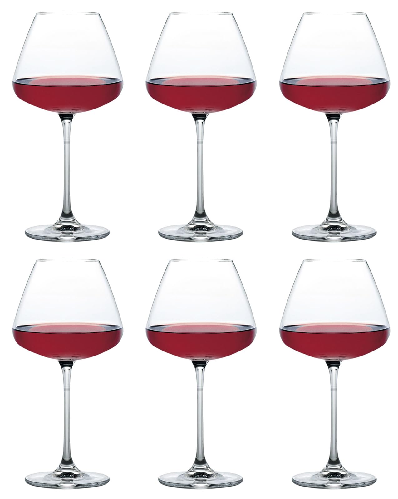 Toyo Sasaki Glass DESIRE Burgundy Elegant Wine Glasses, 590ml, Set of 6, Dishwasher Safe, Shatter-Resistant, Thin, for Red Wine, RN-13285CS
Toyo Sasaki Glass DESIRE Burgundy Elegant Wine Glasses, 590ml, Set of 6, Dishwasher Safe, Shatter-Resistant, Thin, for Red Wine, RN-13285CS