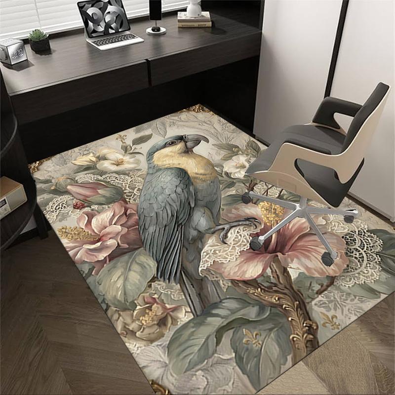 1PC Parrot Flowers Non-Slip Floor Carpet Compatible for Office&Living Room&Bedroom&Dining room - Soft & Pattern-G0391 60cm by 90cm
1PC Parrot Flowers Non-Slip Floor Carpet Compatible for Office&Living Room&Bedroom&Dining room - Soft & Pattern-G0391 60cm by 90cm