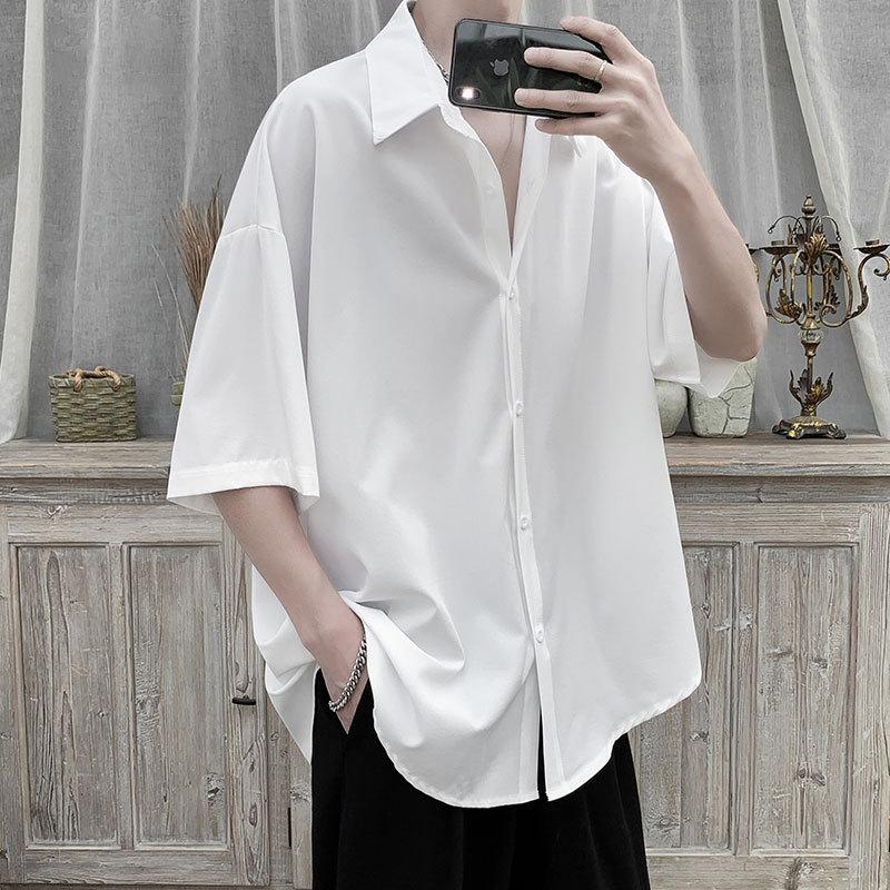 Men s Spring/Fall Drapey Relaxed-Fit Long-Sleeve Casual Shirt Solid-Color Design with Collar and Button-Down Front 3XL
Men s Spring/Fall Drapey Relaxed-Fit Long-Sleeve Casual Shirt Solid-Color Design with Collar and Button-Down Front 3XL