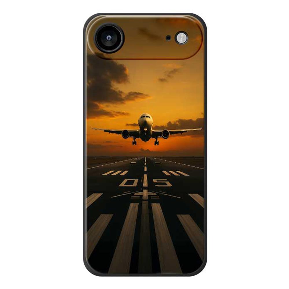 For iPhone 17 Air Case Airplane Pattern Printing Straight Edge TPU Phone Back Cover Black
For iPhone 17 Air Case Airplane Pattern Printing Straight Edge TPU Phone Back Cover Black
