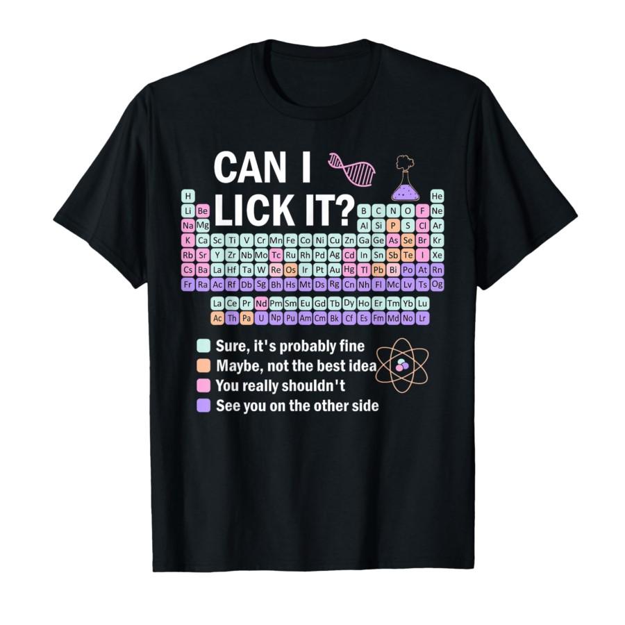 Can I Lick It Periodic Table Science Womens T-shirt for Women T Shirts Sleeve Tops - Men s Summer Cotton Graphic Tee 5XL різнокольоровий
Can I Lick It Periodic Table Science Womens T-shirt for Women T Shirts Sleeve Tops - Men s Summer Cotton Graphic Tee 5XL різнокольоровий