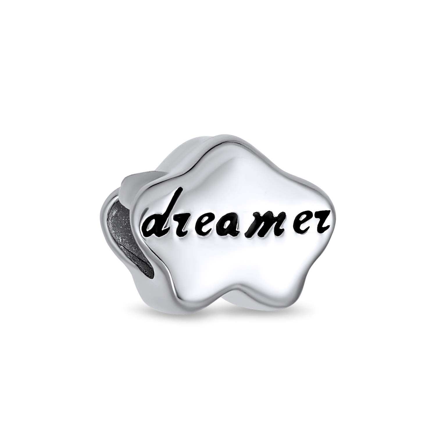 Hopes Dreams Cloud Word Dreamer Charm Bead For Women For Teen Oxidized Sterling Silver Fits European Bracelet & .925 срібний
Hopes Dreams Cloud Word Dreamer Charm Bead For Women For Teen Oxidized Sterling Silver Fits European Bracelet & .925 срібний