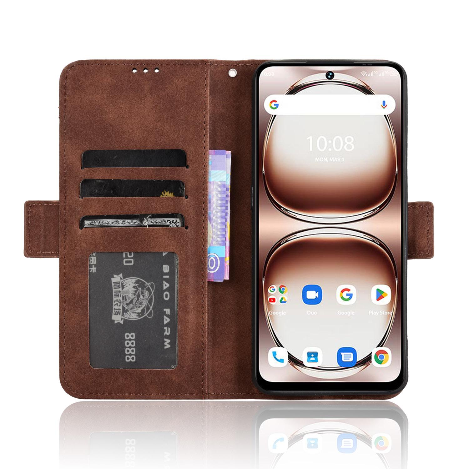 Leather Case For Umidigi Note 100/Note 100 5G/Note 100A Phone Wallet Cover with Multiple Card Slots Brown
Leather Case For Umidigi Note 100/Note 100 5G/Note 100A Phone Wallet Cover with Multiple Card Slots Brown