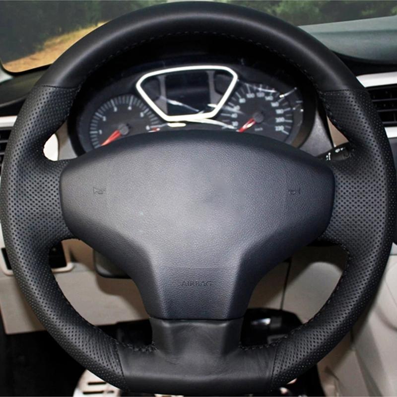 Оплетка на руль на заказ, 100% подходит для Citroen Elysee C-Elysee 2014, новый Elysee Peugeot 301, авто интерьер Black Thread
Оплетка на руль на заказ, 100% подходит для Citroen Elysee C-Elysee 2014, новый Elysee Peugeot 301, авто интерьер Black Thread