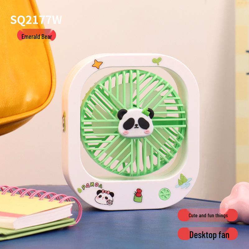 USB Rechargeable Silent Cartoon Mini Desktop Fan for Dorms and Offices Color Box Package + USB Charging Cable
USB Rechargeable Silent Cartoon Mini Desktop Fan for Dorms and Offices Color Box Package + USB Charging Cable