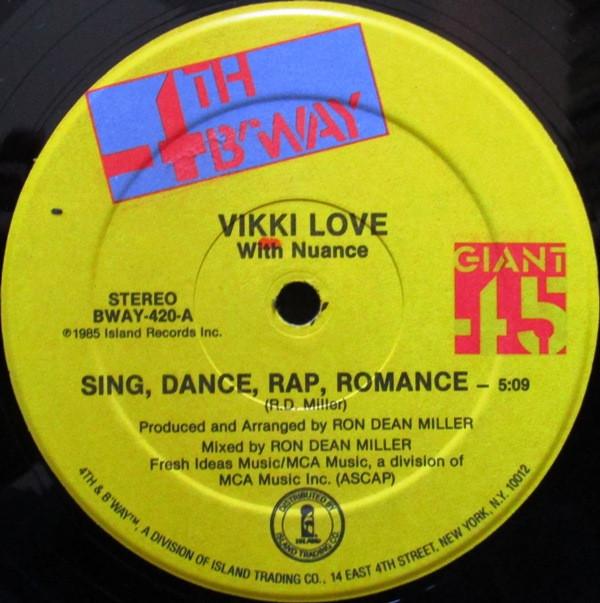 12-дюймовая пластинка VIKKI LOVE, NUANCE - Sing, Dance, Rap, Romance BWAY420 4TH & BROADWAY 1985 США Танцевальная и Электронная Б/У
12-дюймовая пластинка VIKKI LOVE, NUANCE - Sing, Dance, Rap, Romance BWAY420 4TH & BROADWAY 1985 США Танцевальная и Электронная Б/У