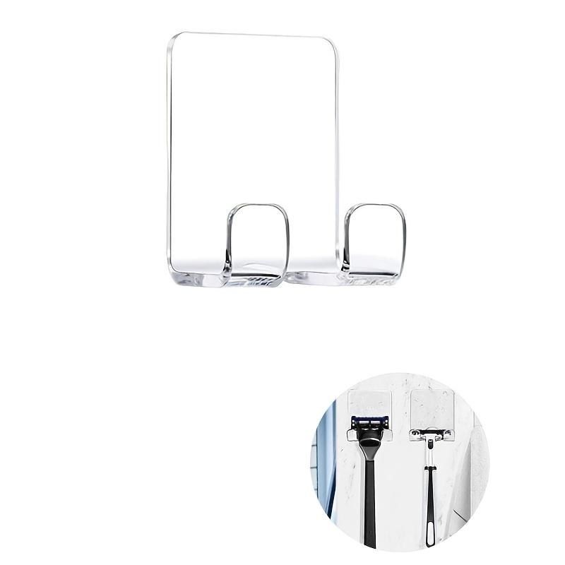 Heavy-Duty Clear Waterproof Razor Holder - Self-Adhesive Shower Hook for Bathroom & Kitchen Organization
Heavy-Duty Clear Waterproof Razor Holder - Self-Adhesive Shower Hook for Bathroom & Kitchen Organization