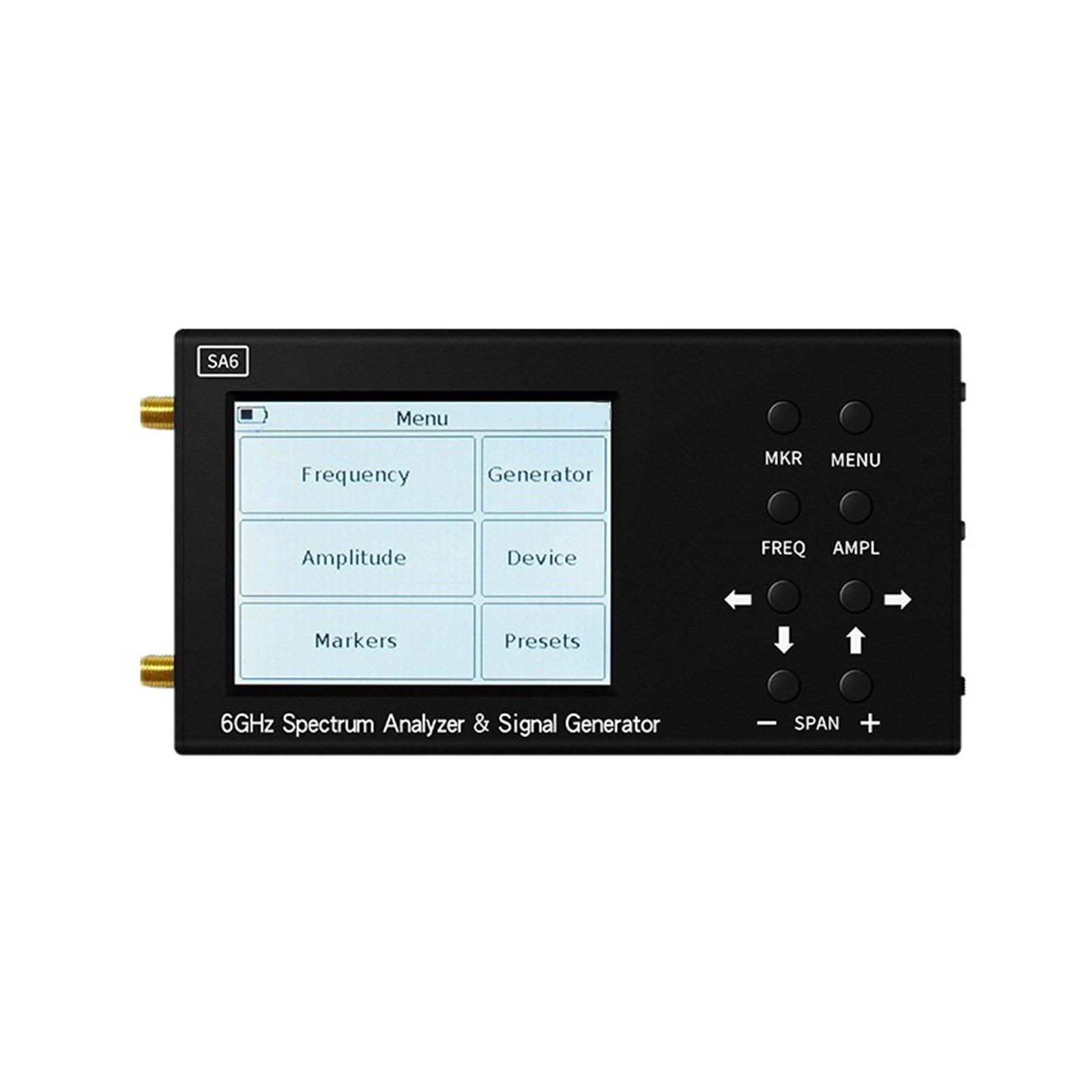 SA66G Анализатор спектра 2500MA Wi-Fi CDMA 35-6200 МГц Тестер беспроводного генератора сигналов для измерения различных антенн
SA66G Анализатор спектра 2500MA Wi-Fi CDMA 35-6200 МГц Тестер беспроводного генератора сигналов для измерения различных антенн