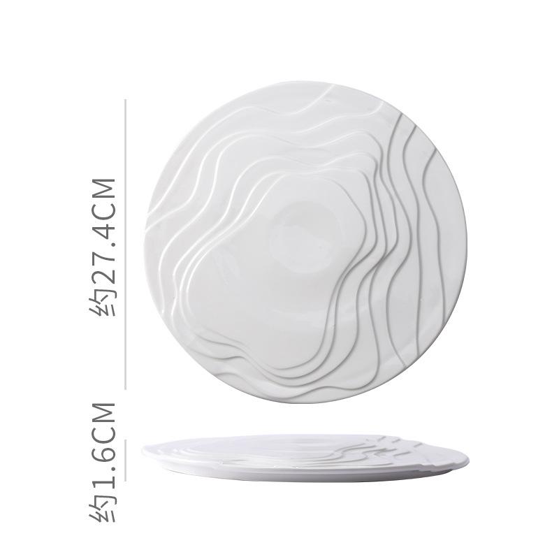 Белая золотая керамическая рельефная тарелка Креативная десертная тарелка Суши-тарелки Закусочные тарелки Посуда для гостиничного ресторана Молекулярная кухня
Белая золотая керамическая рельефная тарелка Креативная десертная тарелка Суши-тарелки Закусочные тарелки Посуда для гостиничного ресторана Молекулярная кухня