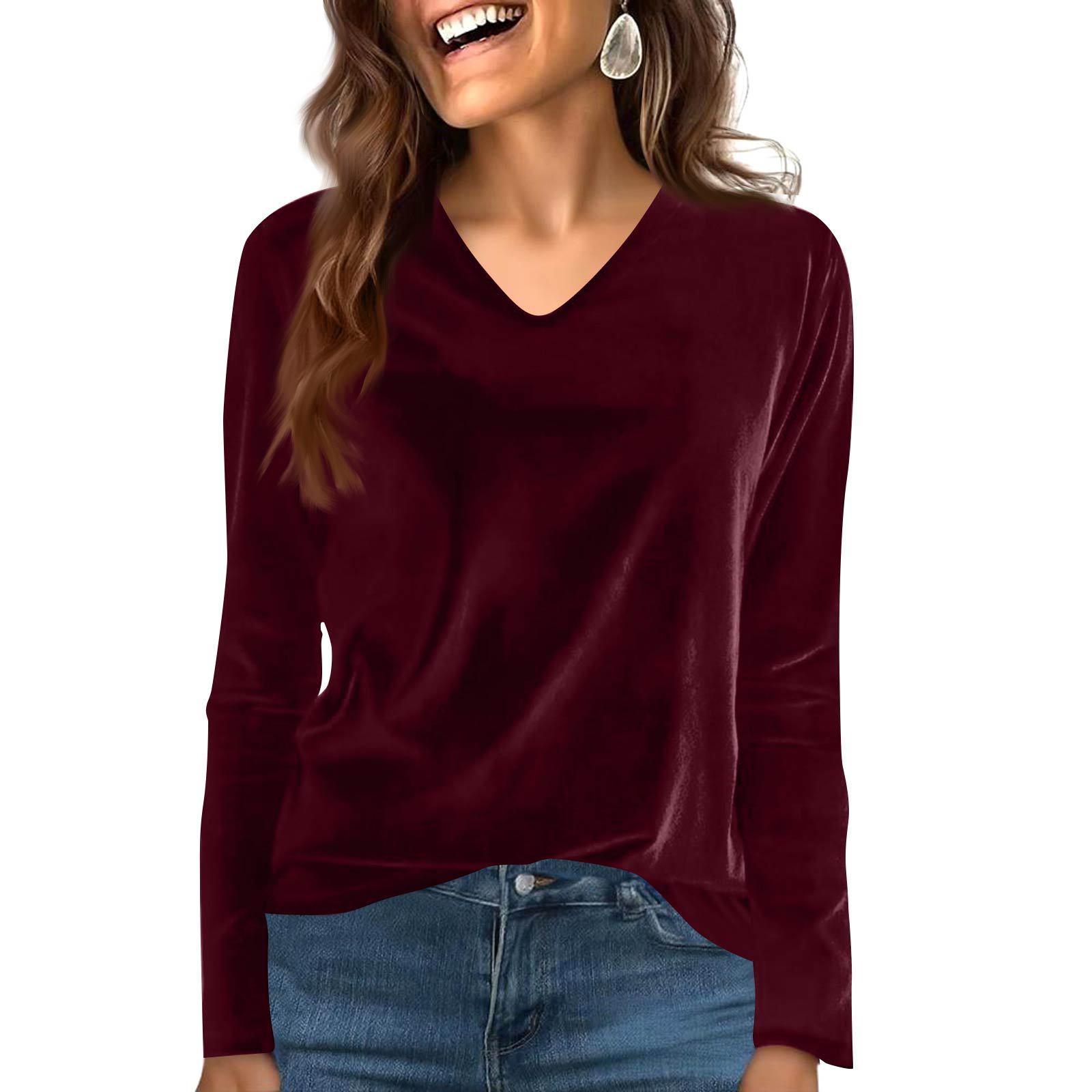 European & American 2025 Women s Gold Velvet V-neck Long Sleeve Retro Shirt 4XL вина червоного кольору
European & American 2025 Women s Gold Velvet V-neck Long Sleeve Retro Shirt 4XL вина червоного кольору