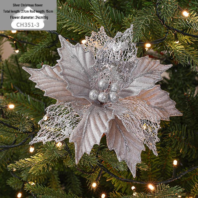 Gangheng 24cm Gold, Red, Champagne Artificial Christmas Flower with Maple Leaf Design серебряный
Gangheng 24cm Gold, Red, Champagne Artificial Christmas Flower with Maple Leaf Design серебряный