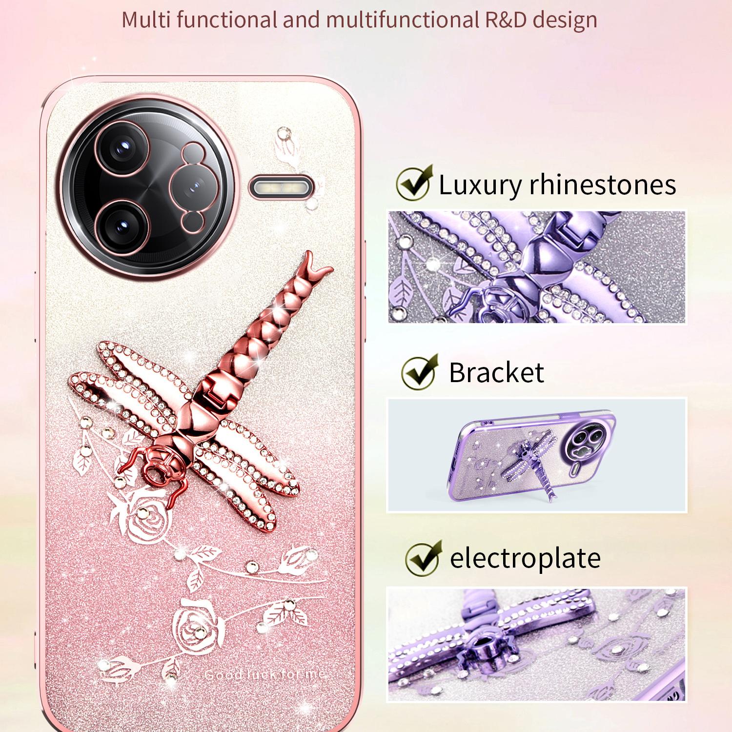 KADEM For Xiaomi Poco F7 Ultra 5G/Redmi K80 Pro 5G Case Dragonfly Kickstand TPU Flowers Glitter Phone Cover Blue
KADEM For Xiaomi Poco F7 Ultra 5G/Redmi K80 Pro 5G Case Dragonfly Kickstand TPU Flowers Glitter Phone Cover Blue