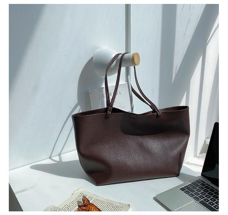 Korean Style Women Shoulder Bag Soft PU Leather Tote Handbag Large Capacity Female Composite Bags Shopping Totes for Women 30cm x 15.5cm x 30cm кофейный
Korean Style Women Shoulder Bag Soft PU Leather Tote Handbag Large Capacity Female Composite Bags Shopping Totes for Women 30cm x 15.5cm x 30cm кофейный