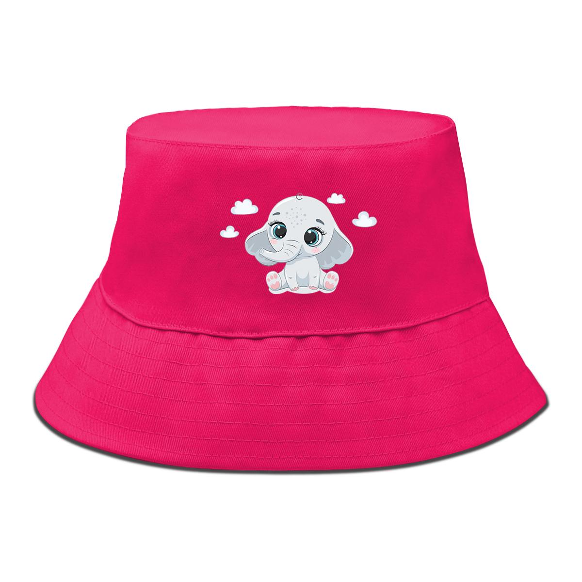 Мультяшная панама с принтом слона, животная рыбацкая шляпа, конфетного цвета, двусторонняя, модная шляпа-ведро as the picture розовый 
Мультяшная панама с принтом слона, животная рыбацкая шляпа, конфетного цвета, двусторонняя, модная шляпа-ведро as the picture розовый